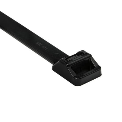 T250M0X2 by HellermannTyton - CABLE TIE LOCKING BLK 250LB 1.855