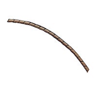 T25F-C1 by Panduit Corp - SPIRAL WRAP 1/4"" X 100' BROWN