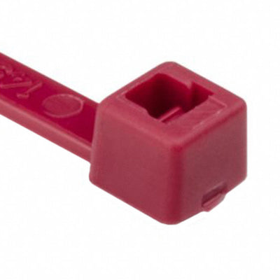 T30R2M4 by HellermannTyton - CABLE TIE LOCKING RED 30LBS 5.83