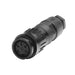 T3328504U by Amphenol Industrial Operations - Fem cab Conn 4pole IP40;solder;s