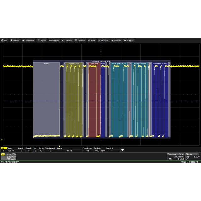T3DSO2000A-FLEXRAY by Teledyne LeCroy - T3DSO2000A OSCILLOSCOPE SERIES F