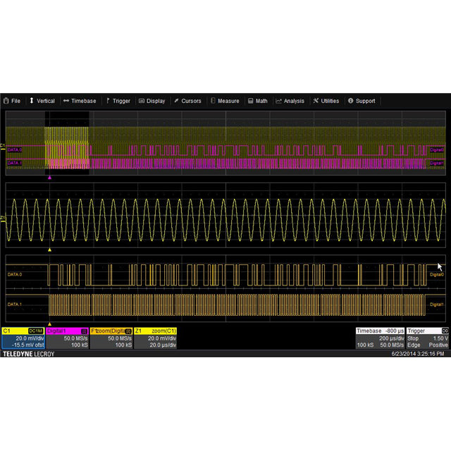 T3DSO2000A-MSO by Teledyne LeCroy - MSO FUNCTION SOFTWARE FOR T3DSO2