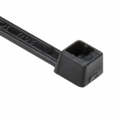 T40L0HSC2 by HellermannTyton - CABLE TIE LOCKING BLK 40LBS 1.214