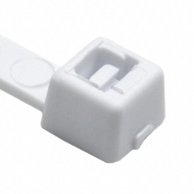 T50R10C2 by HellermannTyton - CABLE TIE LOCKING WHITE 50LB 7.95