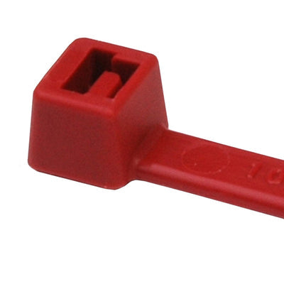 T50I2M4UL by HellermannTyton - CABLE TIE LOCKING RED 50LBS 11.81
