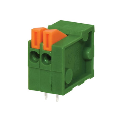 TBL003-254-02GR-2OR by CUI Devices - TERMINAL BLOCK, SCREWLESS, 2.54,