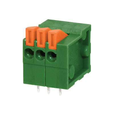 TBL003-254-03GR-2OR by CUI Devices - TERMINAL BLOCK, SCREWLESS, 2.54,