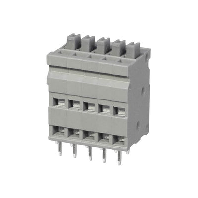 TBL009V-254-05GY-2GY by CUI Devices - TERMINAL BLOCK, SCREWLESS, 2.54,