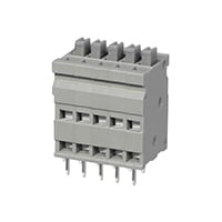 TBL009V-254-05GY-2GY by CUI Devices - TERMINAL BLOCK, SCREWLESS, 2.54,