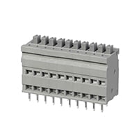 TBL009V-254-10GY-2GY by CUI Devices - TERMINAL BLOCK, SCREWLESS, 2.54,