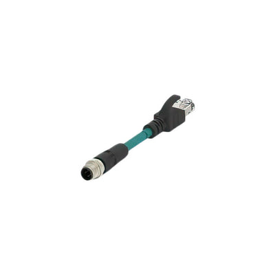 TCX38721112-004 by TE Connectivity AMP Connectors - CABLE ASSY CIRC 8POS M-RJ45 9.84