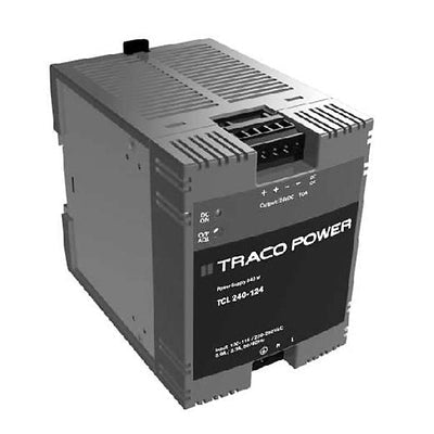 TCL 240-124 by Traco Power - AC/DC DIN RAIL SUPPLY 24V 240W