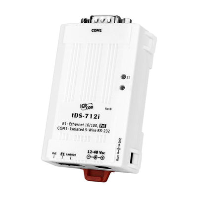 TDS-712I by ICP DAS USA INC - TINY DEVICE SERVER WITH POE AND