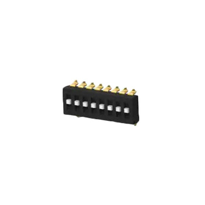 TDS08SGRSTR04 by TE Connectivity ALCOSWITCH Switches - TRI-STATE DIP 8P G RECESS SEAL T