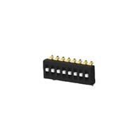TDS08SGRSTR04 by TE Connectivity ALCOSWITCH Switches - TRI-STATE DIP 8P G RECESS SEAL T