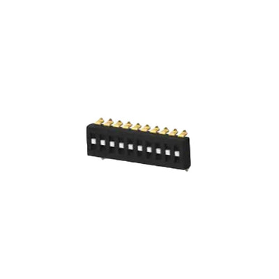 TDS10SGRSTR04 by TE Connectivity ALCOSWITCH Switches - TRI-STATE DIP 10P G RECESS SEAL