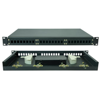 TL-24P-RT by TechLogix Networx - BOX STEEL BLACK 19""L X 9.800""W