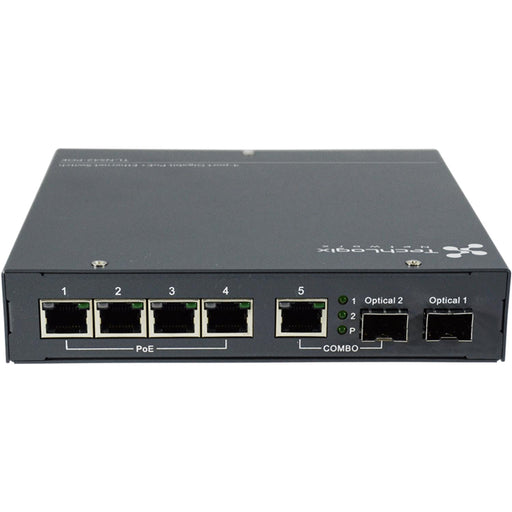 TL-NS42-POE by TechLogix Networx - 4PORT TP/FIBER NETWORK SWITCH