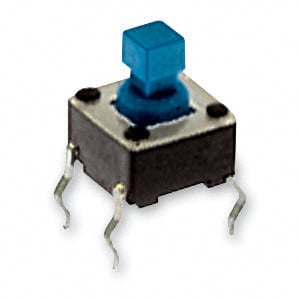 TL1105TF100Q by E-Switch - SWITCH TACTILE SPST-NO 0.05A 12V