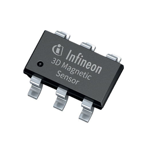 TLV493DA1B6HTSA2 by Infineon Technologies - SENSOR ROTARY 360DEG SMD