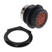 TN7S24-1219S1L by ITT Cannon, LLC - CONNECTOR RECPT HSG FMALE 31POS PNL MT