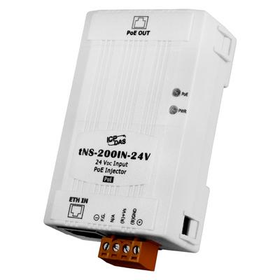 TNS-200IN-24V by ICP DAS USA INC - POE INJECTOR FOR 1 POE PORT (USE