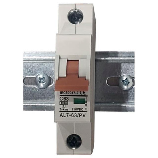 TPDIN-CB-63A by Tycon Systems Inc. - CIR BRKR THERMMAG 63A 250VDC LVR