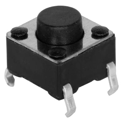 TS02-66-60-BK-100-SCR-D by CUI Devices - 6 X 6 MM, 6 MM ACTUATOR HEIGHT,
