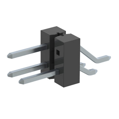 TSM-102-01-T-DH-002 by Samtec Inc. - CONNECTOR HEADER SMD R/A 4POS 2.54MM