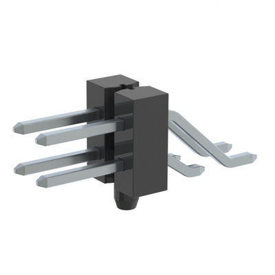 TSM-102-01-T-DH-A-TR by Samtec Inc. - CONNECTOR HEADER SMD R/A 4POS 2.54MM