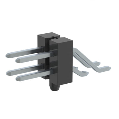 TSM-102-01-T-DH-A-K-TR by Samtec Inc. - CONNECTOR HEADER SMD R/A 4POS 2.54MM