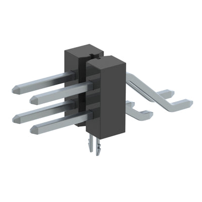 TSM-102-01-T-DH-LC by Samtec Inc. - CONNECTOR HEADER SMD R/A 4POS 2.54MM