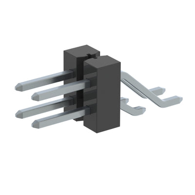 TSM-102-01-TM-DH-TR by Samtec Inc. - CONNECTOR HEADER SMD R/A 4POS 2.54MM