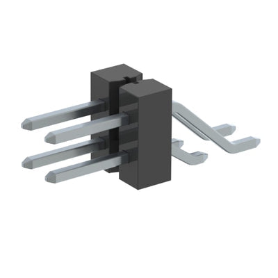 TSM-102-01-TM-DH by Samtec Inc. - CONNECTOR HEADER SMD R/A 4POS 2.54MM