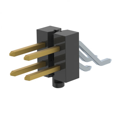 TSM-102-01-S-DH-SL-TR by Samtec Inc. - CONNECTOR HEADER SMD R/A 4POS 2.54MM