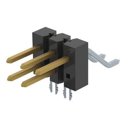 TSM-103-01-L-DH-LC-001 by Samtec Inc. - CONNECTOR HEADER SMD R/A 6POS 2.54MM