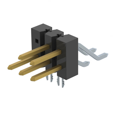 TSM-103-01-S-DH-LC-006 by Samtec Inc. - CONNECTOR HEADER SMD R/A 6POS 2.54MM