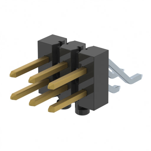 TSM-103-01-L-DH-SL by Samtec Inc. - CONNECTOR HEADER SMD R/A 6POS 2.54MM