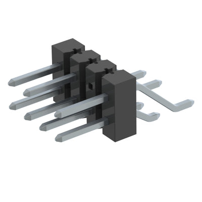 TSM-104-01-T-DH-004-P-TR by Samtec Inc. - CONNECTOR HEADER SMD R/A 8POS 2.54MM