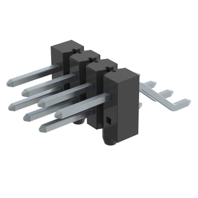 TSM-104-01-T-DH-A-001-P-TR by Samtec Inc. - CONNECTOR HEADER SMD R/A 8POS 2.54MM