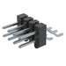 TSM-104-01-TM-DH-A-K-TR by Samtec Inc. - CONNECTOR HEADER SMD R/A 8POS 2.54MM