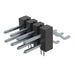 TSM-104-01-TM-DH-LC-P-TR by Samtec Inc. - CONNECTOR HEADER SMD R/A 8POS 2.54MM
