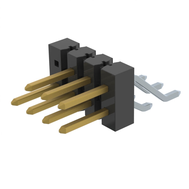 TSM-104-01-S-DH-008 by Samtec Inc. - CONNECTOR HEADER SMD R/A 8POS 2.54MM
