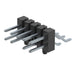 TSM-105-01-T-DH-A-005 by Samtec Inc. - CONNECTOR HEADER SMD R/A 10POS 2.54MM