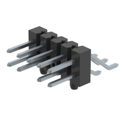 TSM-105-01-T-DH-A-005-P by Samtec Inc. - CONNECTOR HEADER SMD R/A 10POS 2.54MM