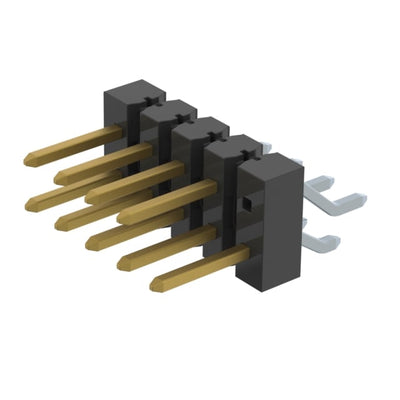 TSM-105-01-S-DH-002 by Samtec Inc. - CONNECTOR HEADER SMD R/A 10POS 2.54MM