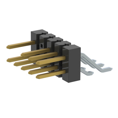 TSM-105-01-S-DH-008 by Samtec Inc. - CONNECTOR HEADER SMD R/A 10POS 2.54MM