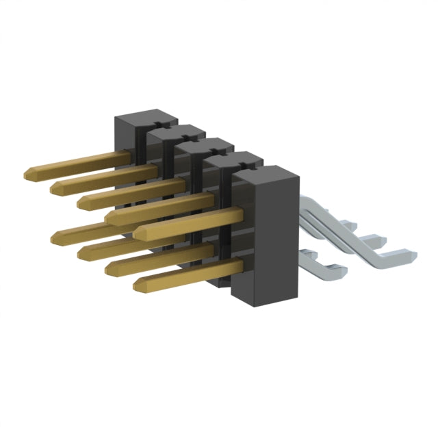 TSM-105-01-F-DH-009 by Samtec Inc. - CONNECTOR HEADER SMD R/A 10POS 2.54MM