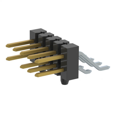 TSM-105-01-L-DH-A-007-P-TR by Samtec Inc. - CONNECTOR HEADER SMD R/A 10POS 2.54MM