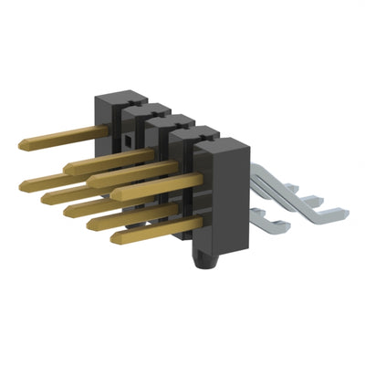 TSM-105-01-S-DH-A-008-P by Samtec Inc. - CONNECTOR HEADER SMD R/A 10POS 2.54MM